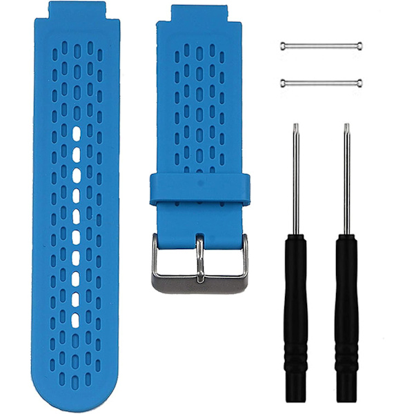 Mjukt silikonersättningsarmband för watch för Garmin Approach S2 / S4 Blue