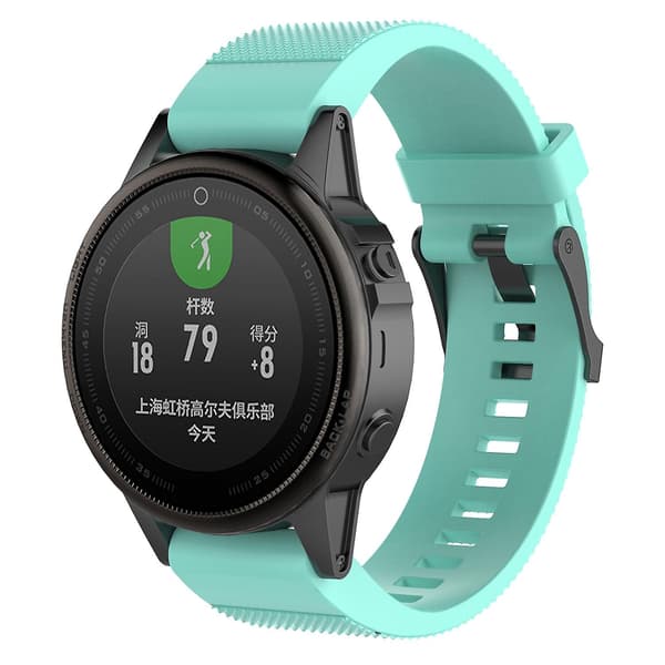 For Garmin Fenix5 (22mm) Silikone Rem Mint Green