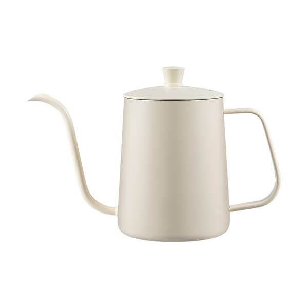 Kaffemaskine til komfur Premium Svanenhalskedel Off-white 21 Oz