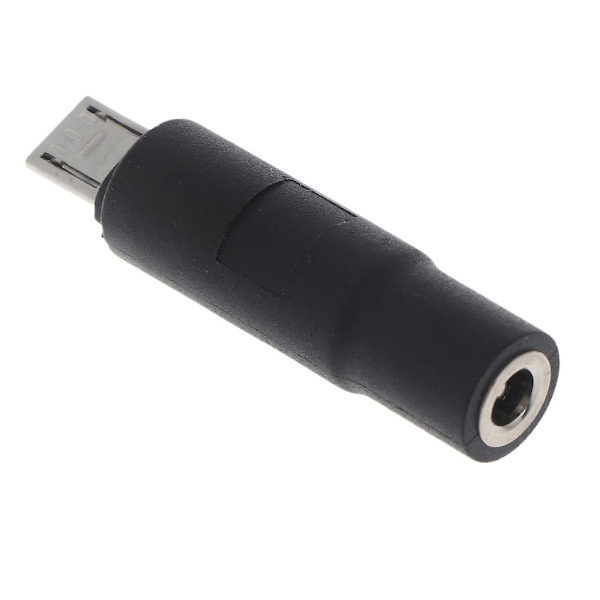 4.0x1.7mm/3.5x1.35mm Hunkon til Micro USB Han Jack DC Strømoplader Adapter