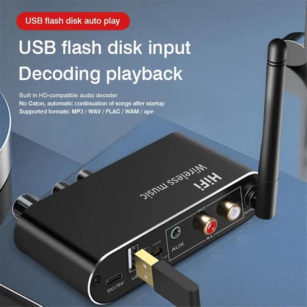 Bluetooth-vastaanotin T01 Bluetooth-yhteensopiva adapteri