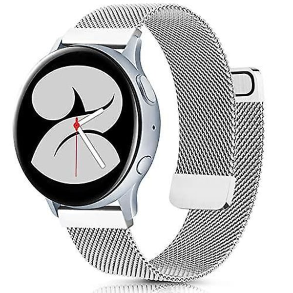 Milanese stropp for Samsung Galaxy Watch 4 Active 2 Huawei Watch Gt2 magnetisk spenne metall pustende armbånd for Amazfit Gtr Strap width 20mm Colourful