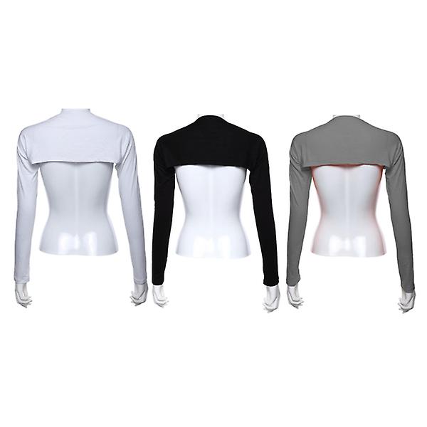 Summer Sun Protection Raglan Sleeves Sjal Mode Bottoming Shirt Bottoming ärmar Grey