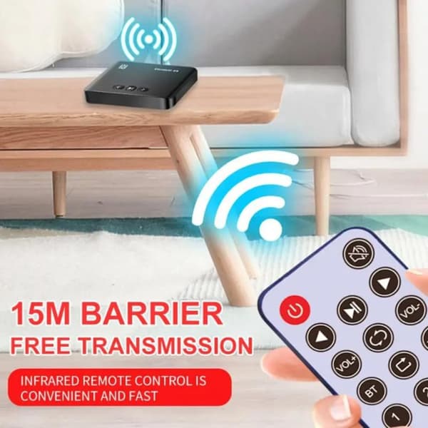 Bluetooth NFC Bluetooth 5.0 Transceiver Stereo Aux Adapter