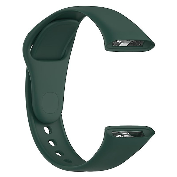 Silikoneurrem til Xiaomi Redmi Watch 3/Mi Lite Watch 3 Blød rem Hurtigudløser urrem Blackish Green