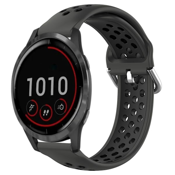 22 mm watch för Garmin Vivoactive4 Black