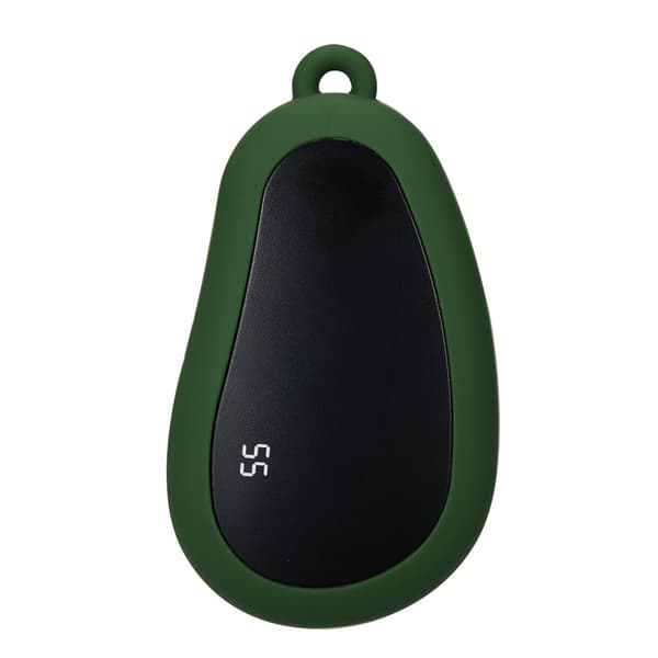Käsilämmitin USB-taskukokoinen, Bluetooth-yhteys mahdollistaa videoiden suoratoiston (vihreä)