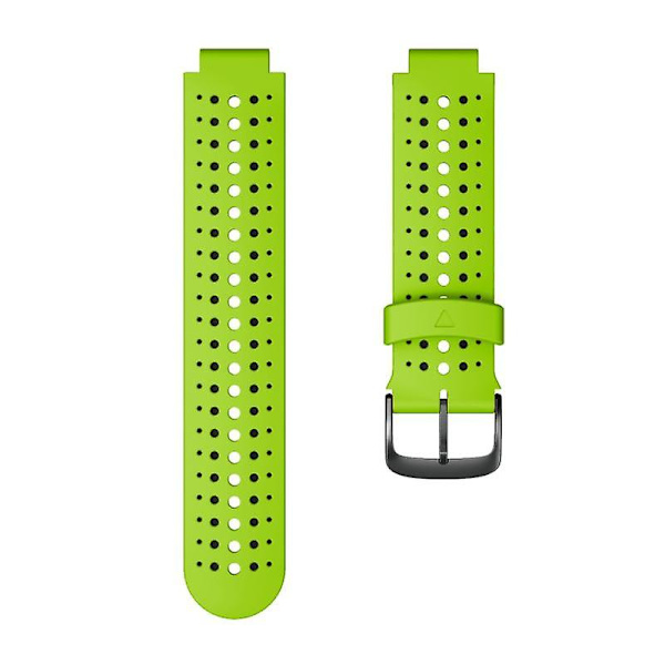 Til Garmin Forerunner 220 silikoneurrem Lime Green Black