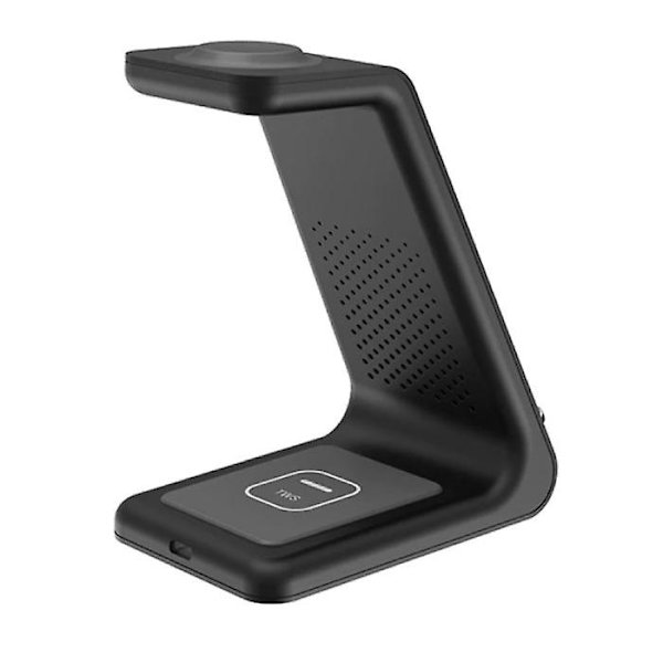 3 i 1 Laddningsstation för Apple iPhone / iWatch / AirPods - Laddningsdocka 18W trådlös pad svart
