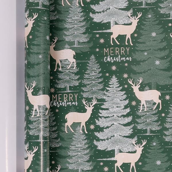 Presentpappersrulle - Julklappspapper Kraftpapper, 43 Cm X 3M (25)