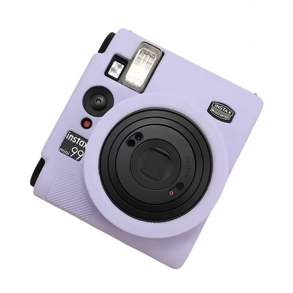 Fodral - För Instax Mini 99 Instantkamera, Silikonskydd (Lila)