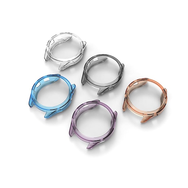 För Forerunner 265 265S watch Stötsäker anti-scratch Cover -stötfångarfodral Transparent white F265
