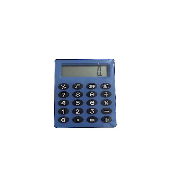 Mini bærbare multifunktions farverige elevregnemaskiner blue