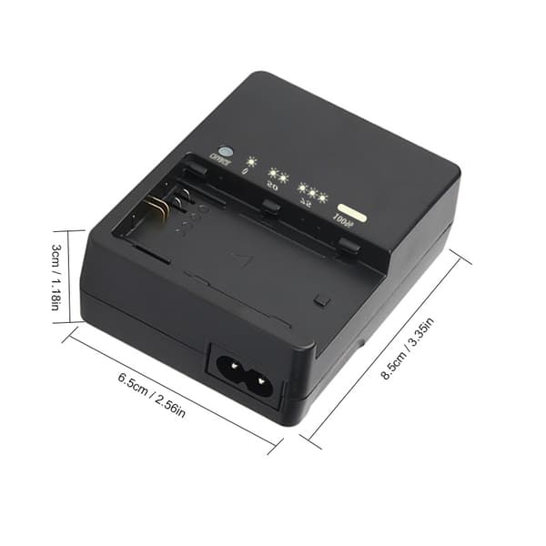 Batteriladdare för Canon-kamera LC-E6C LC-E6E LP-E6 LP-E6N laddare, EOS 5D Mark II /5D Mark III