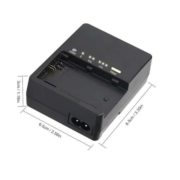Batterilader for Canon-kamera LC-E6C LC-E6E LP-E6 LP-E6N lader, EOS 5D Mark II /5D Mark III