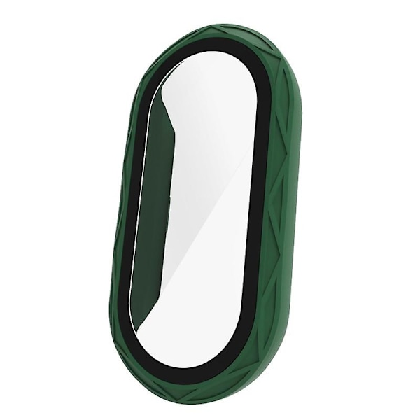 Watch Hard Case för Mi-Band 8 Screen Bumper-Shell Protector-Stötsäkert hölje Dark green