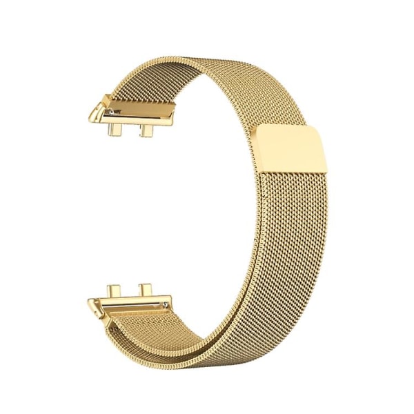 Til Oppo Watch 3 Milanese Metal Watch Band i rustfrit stål NNT Gold