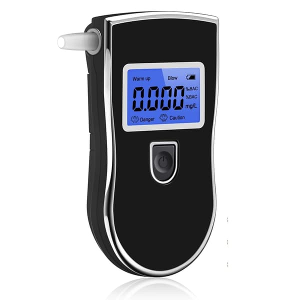 Alkomätare Hög Noggrannhet Halvledarsensor Testare Med 5 Munstycken