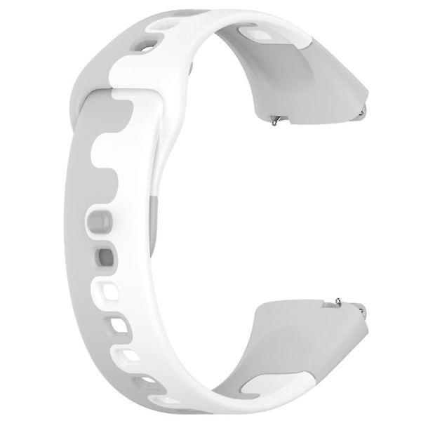 Ersättningsband Smartwatch Mjuk andningsrem Passform för Watch3 Lite Active Gray white