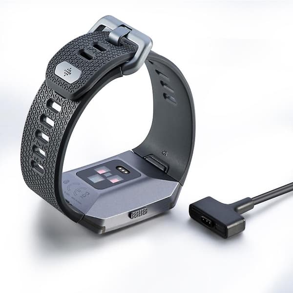Til Fitbit Ionic officiel opladerkabel (sort)