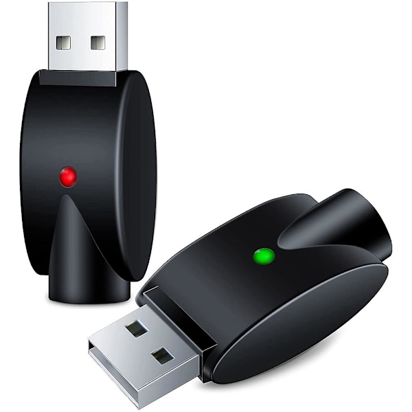 2PCS Lader USB Trådkabel, Bærbar USB Lader, med LED Indikatorlys, Intelligent Overladningsbeskyttelse