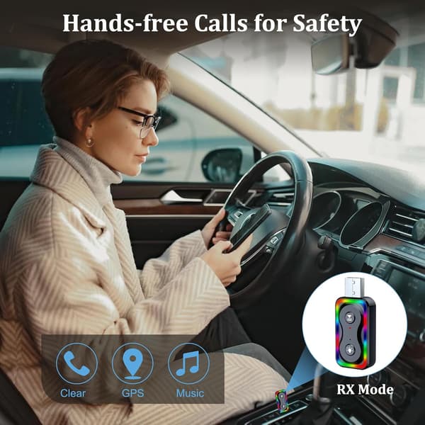 Bluetooth 5.3 Aux-sender med lav latens