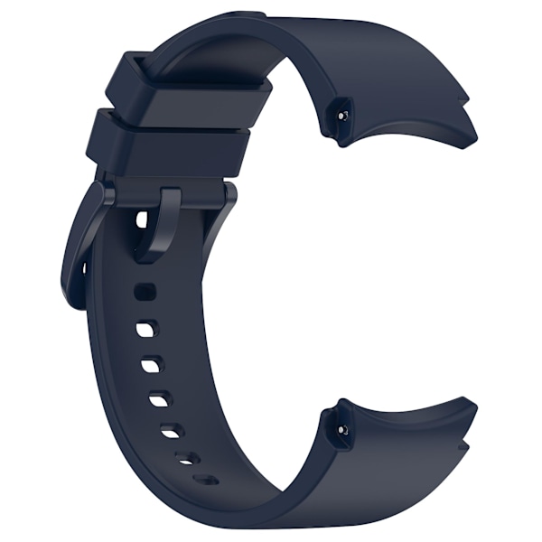 20mm Silikonklokkebånd til Samsung Galaxy Watch6 40mm/44mm/watch6 Classic 43mm/47mm, Fargerik spenne Midnight Blue