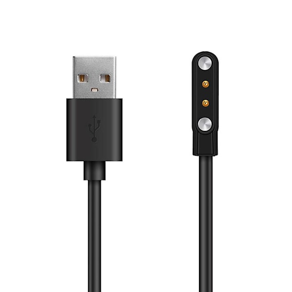 Bærbar magnetisk lader med USB-ladekabel for smartklokke IWO W26/w26+