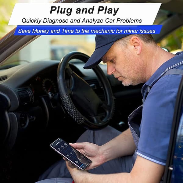 Elm327 Obd2 V1.5 Bil Diagnostikk Bluetooth Skanneverktøy