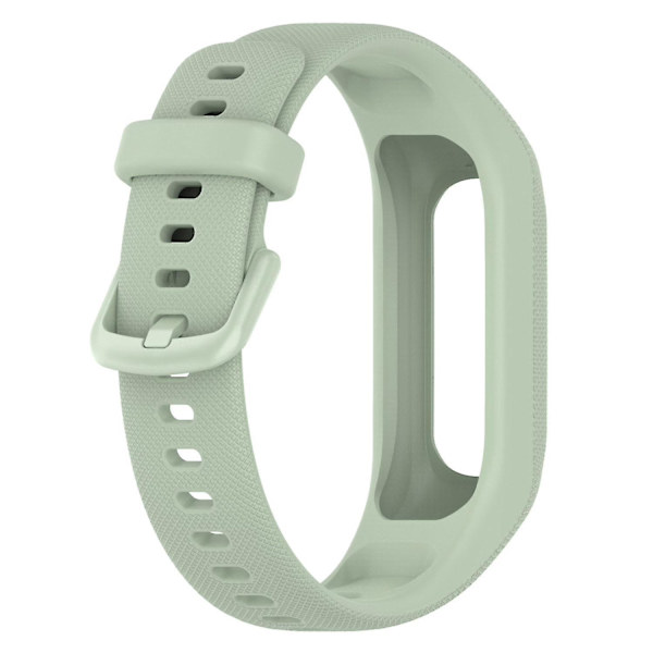 Antiskrapa silikonklockarmband med fodralsskydd för Garmin Vivosmart 5 Light green, Light Green G Garmin Vivosmart 5