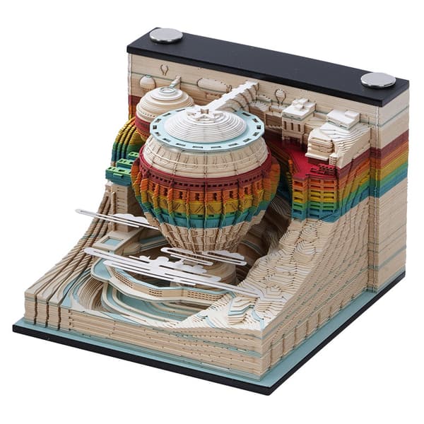 Notesblok - Varmluftsballon Sticky Notes 3D Memo Pad