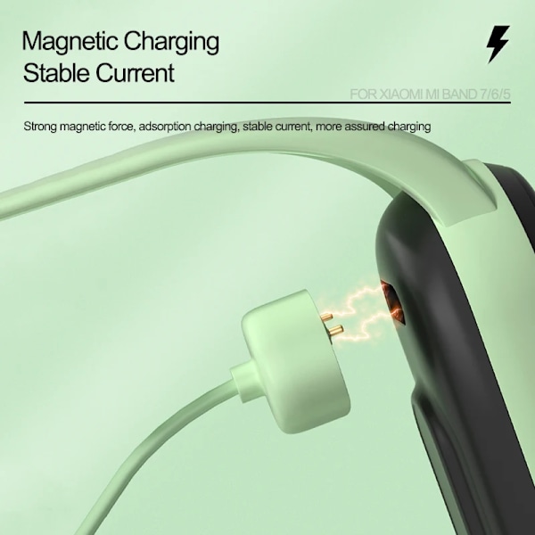 Lader for Xiaomi Mi Band 5 6 7 (Gul)