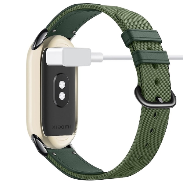 Smartwatch Skärmskydd Sleeve Shells Dammtätt cover för Mi-Band 8 Light gold