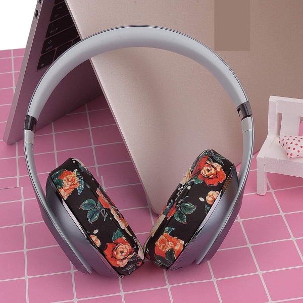Erstatning øreputer puter for Beats Studio 2 & Studio 3 kablede og trådløse hodetelefoner Rose