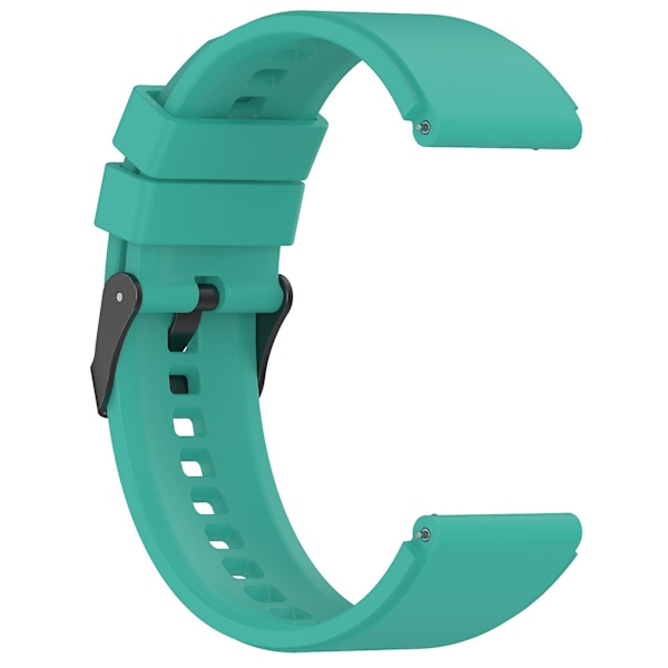 22mm justerbar silikonrem for Oppo Watch 4 Pro Teal Green