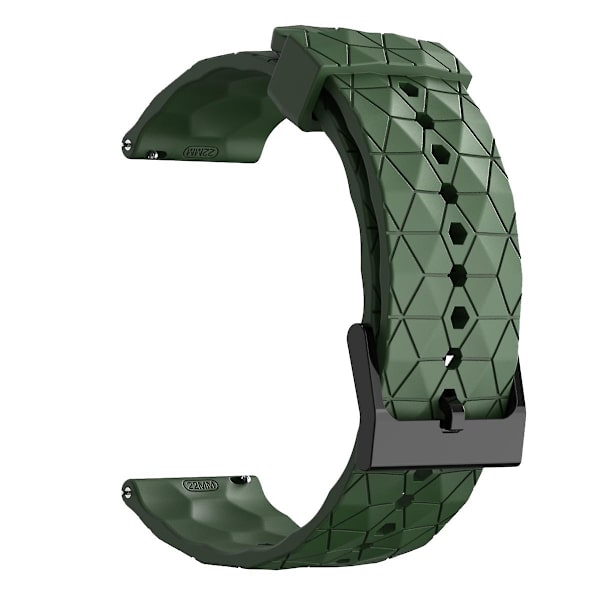 Fodboldmønstret urrem til Huawei Watch GT 2E Army Green