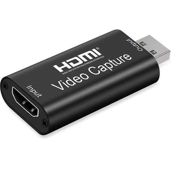 Techflo Hdmi Usb Capture Card Hd 4k 1080p Live Streaming Video Audio Dslr Webcam