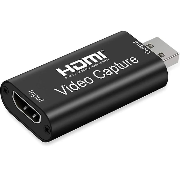 Techflo Hdmi USB Capture Card Hd 4k 1080p Live Streaming Video Audio Dslr Webcam