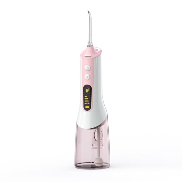 Muntlig Irrigator - 350 ml Tank, 5 Lägen LED-display, Rosa