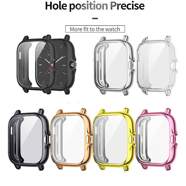 Smartwatch-ram för Huami Amazfit GTS2 Cover Watch Protective for Shell Durable Transparent