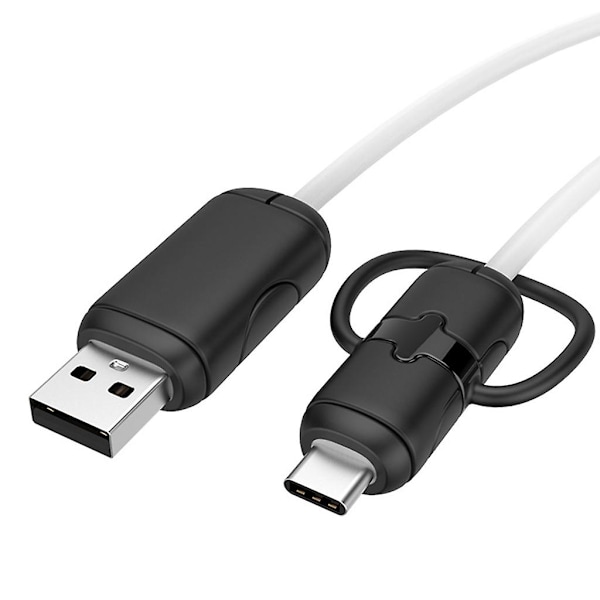 Beskyttende deksel for USB-lader i silikon, datakabelbeskytter