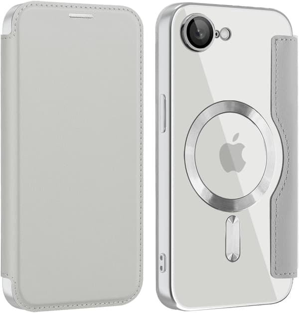 Etui til iPhone 16E / SE4 2025 kompatibel med Magsafe (grå)