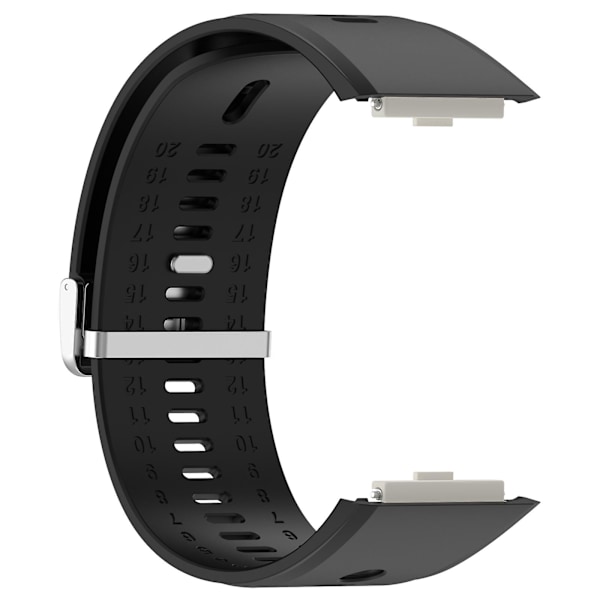 For Xiaomi Watch H1 Reservedeler Bånd Pustende Silikon Klokke Rem Black