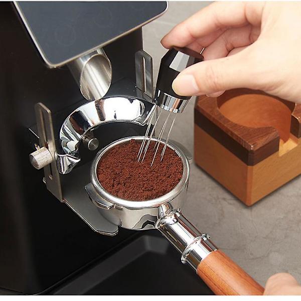 Espresso Blender Kaffeduk Pulvernål Pine Pulver Kaffebryggare Black B