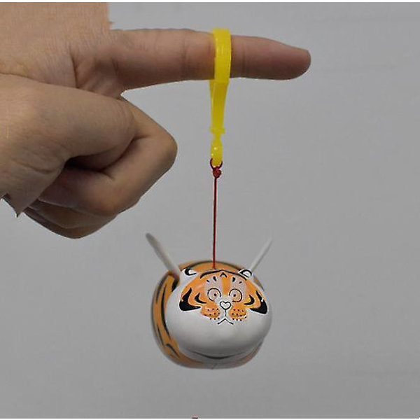 Jag är inte fet tiger flygande tiger nyckelring hängen, sträcker sig kommer att flyga vingar