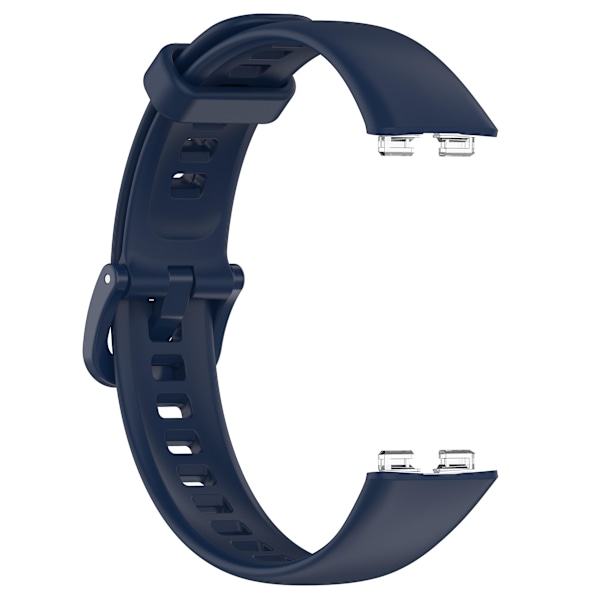 Reserve Watch Band 24mm PU Lær Watch Strap For Huawei Band 8 Ink Blue