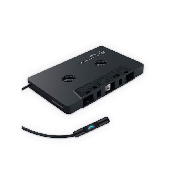 Bil Stereo Bluetooth Kassettmottaker Bluetooth 5.0 Kassett Aux Adapter for Kassettspiller Svart