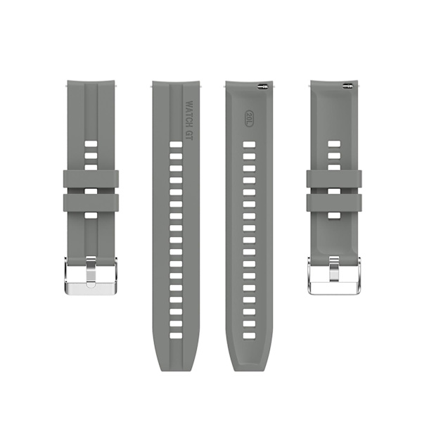 Til Huawei Watch 3 / 3 Pro silikone urrem Grey