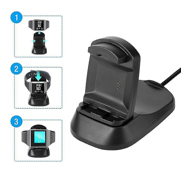 Smart Watch Oplader Til Fitbit Ionic Smart Watch Oplader Usb Opladningskabel Vugge Dock Oplader Til Fitbit Ionic Smart Watch