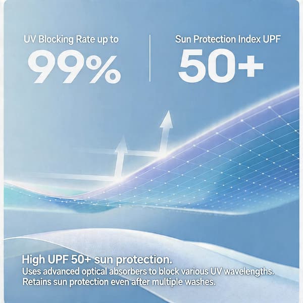 UPF50+ Soljakke, Åndbar Hurtigtørrende, UV-resistent Med Lynlås (Blå, M) Blue M